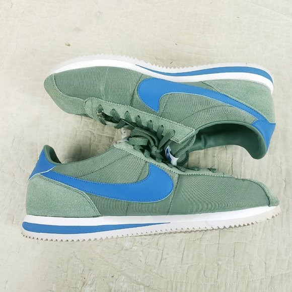 Nike Cortez Basic Clay Green Nebula White Shoes Mens Size 13 819720-300 Sneaker